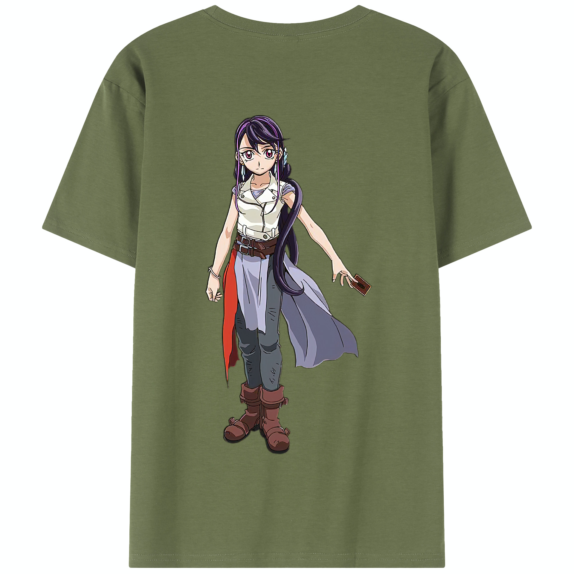 （画像用） 遊☆戯☆王 Yu-Gi-Oh! 綿100％半袖Tシャツ（背面プリント）